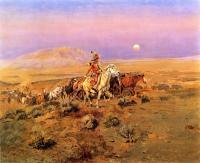 Charles Marion Russell - The Horse Thieves